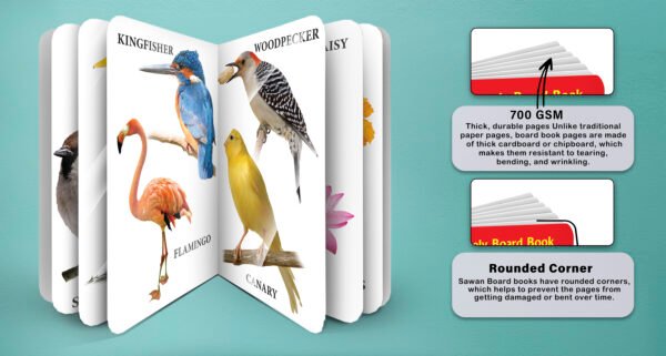 Birds & Flowers | 2 in 1 My Lovely Board Book - Image 4