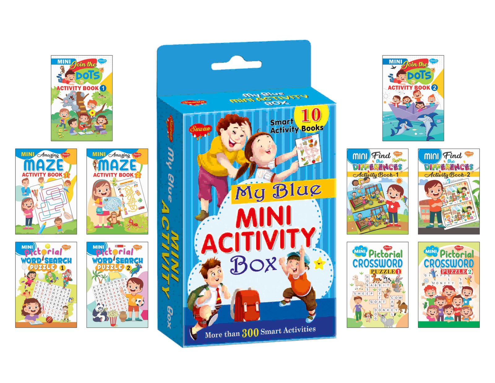 Blue Mini Activity Box