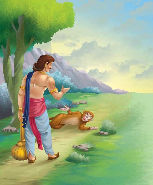 Hanuman Battles with Lav - Sawan Books