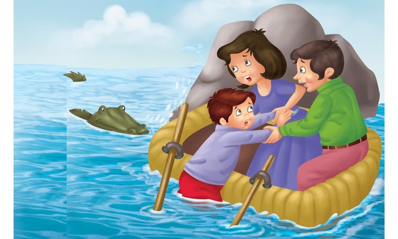Crocodile-Scare