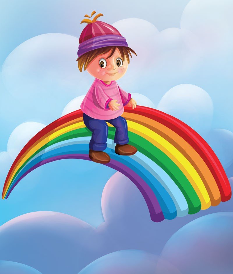 How is a rainbow formed sawan books