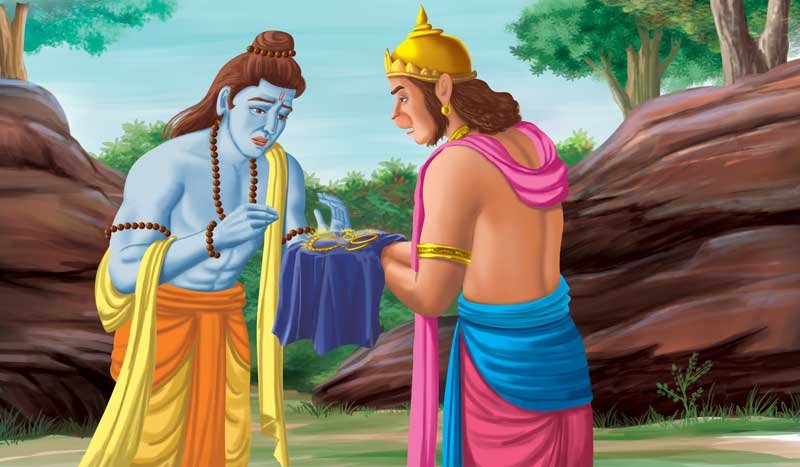Lord Rama Friendship Friendship between Sugreeva and Rama - Sawan Books