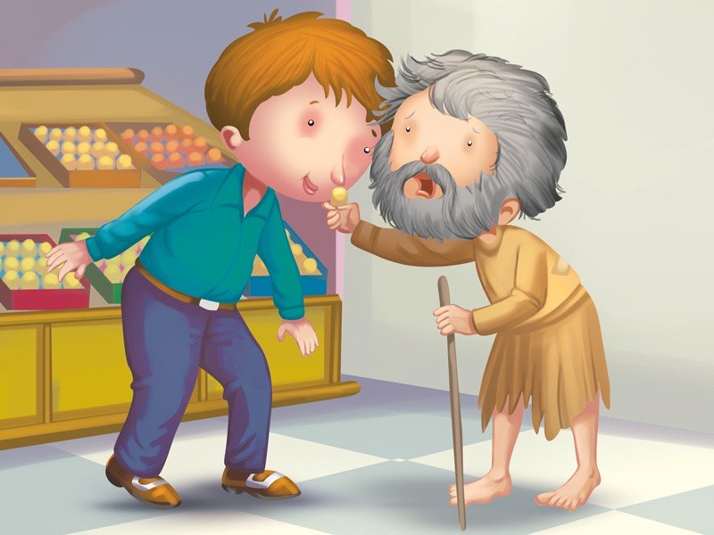 The-Clever-Beggar-and-the-Shopkeeper