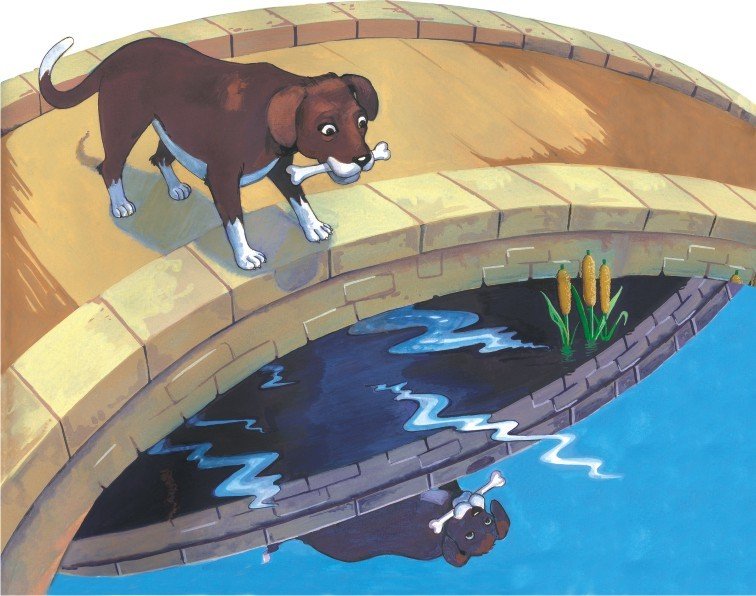 THE dog's never-ending greed