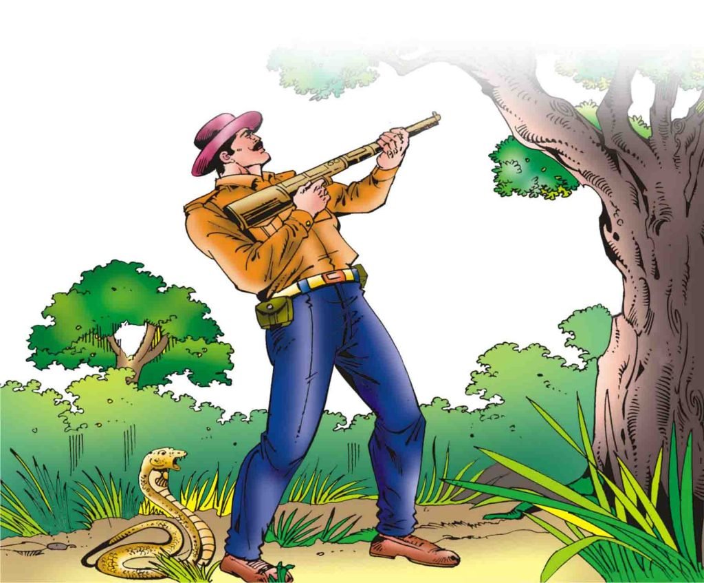THE SNAKE AND THE HUNTER