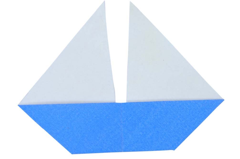 SAIL BOAT (Origami Paper Folding) - Sawan Books