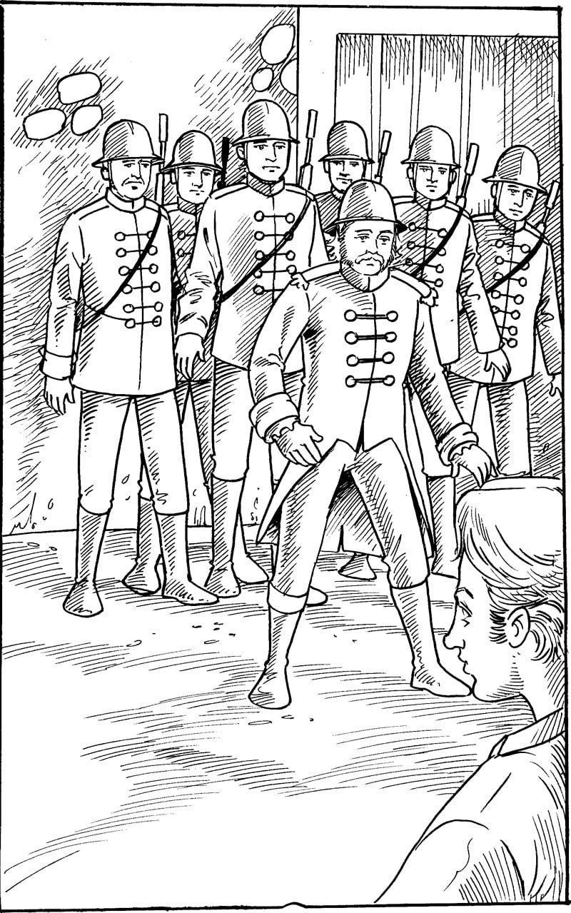 Edmond is Put Behind Bars Sawan Books