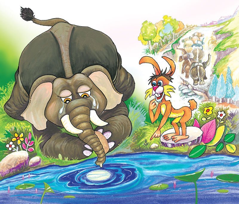 The Rabbits and the Elephants - Sawan Books