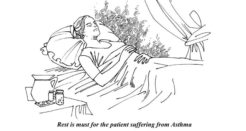 person rest in bed