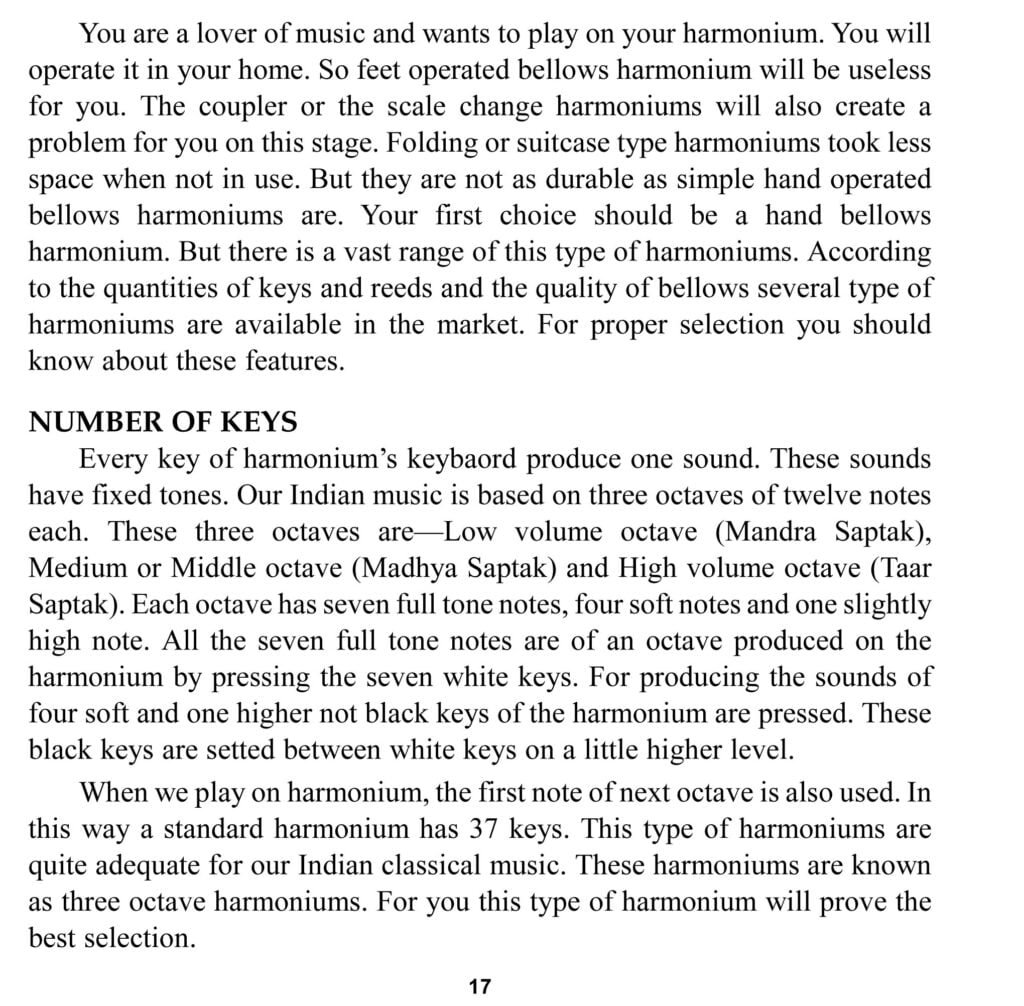 2. Selection of the Harmonium Sawan Books