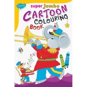 Super Jumbo Cartoon Colouring Book-3