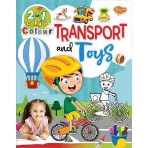 2 In 1 Copy to Colour Transport and toys