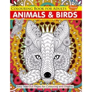Colouring Book for Adults Animals & Birds