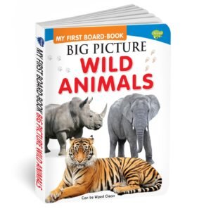 Big Pictures : Wild Animals | My First Board Book | Early Learning Picture Book