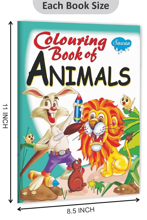 Colouring Book of Animals | Colouring Books For Children | Kids Colouring Book - Image 2