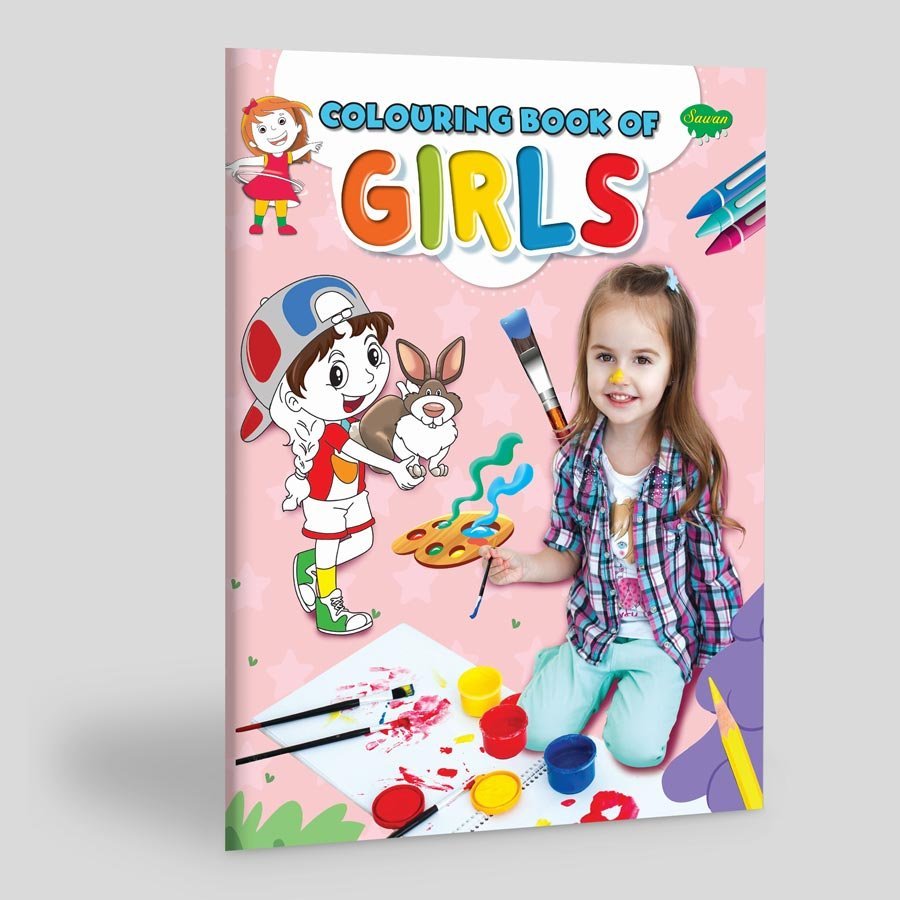 Colouring Book of Girls | Colouring Books For Children | Kids Colouring Book