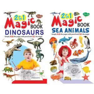2 in 1 Magic Book Dinosaurs-Sea Animals