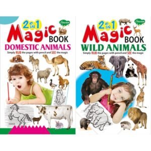 2 in 1 Magic Book Domestic Animals-Wild Animals