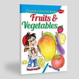 Fruits & Vegetables | '0' Level Colouring Books | Kids Colouring Books