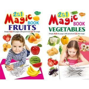 2 in 1 Magic Book : Fruits-Vegetables