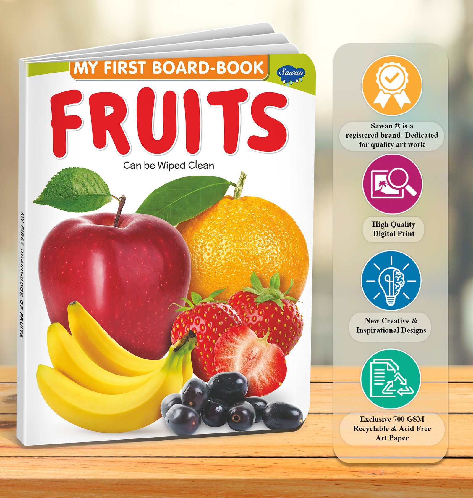 Fruits | My First Board-Book | Early Learning Picture Book - Image 7