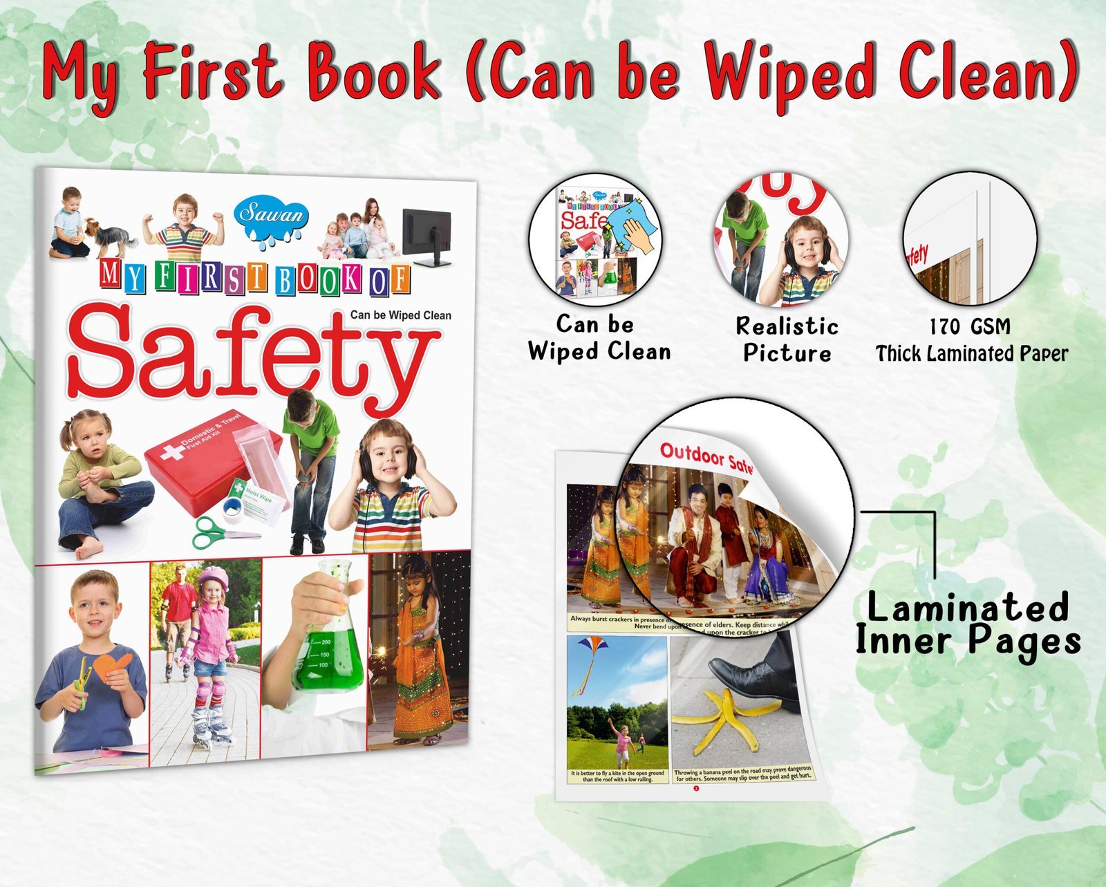 My First Book of Safety | My First Book (Can be Wiped Clean) - Image 4