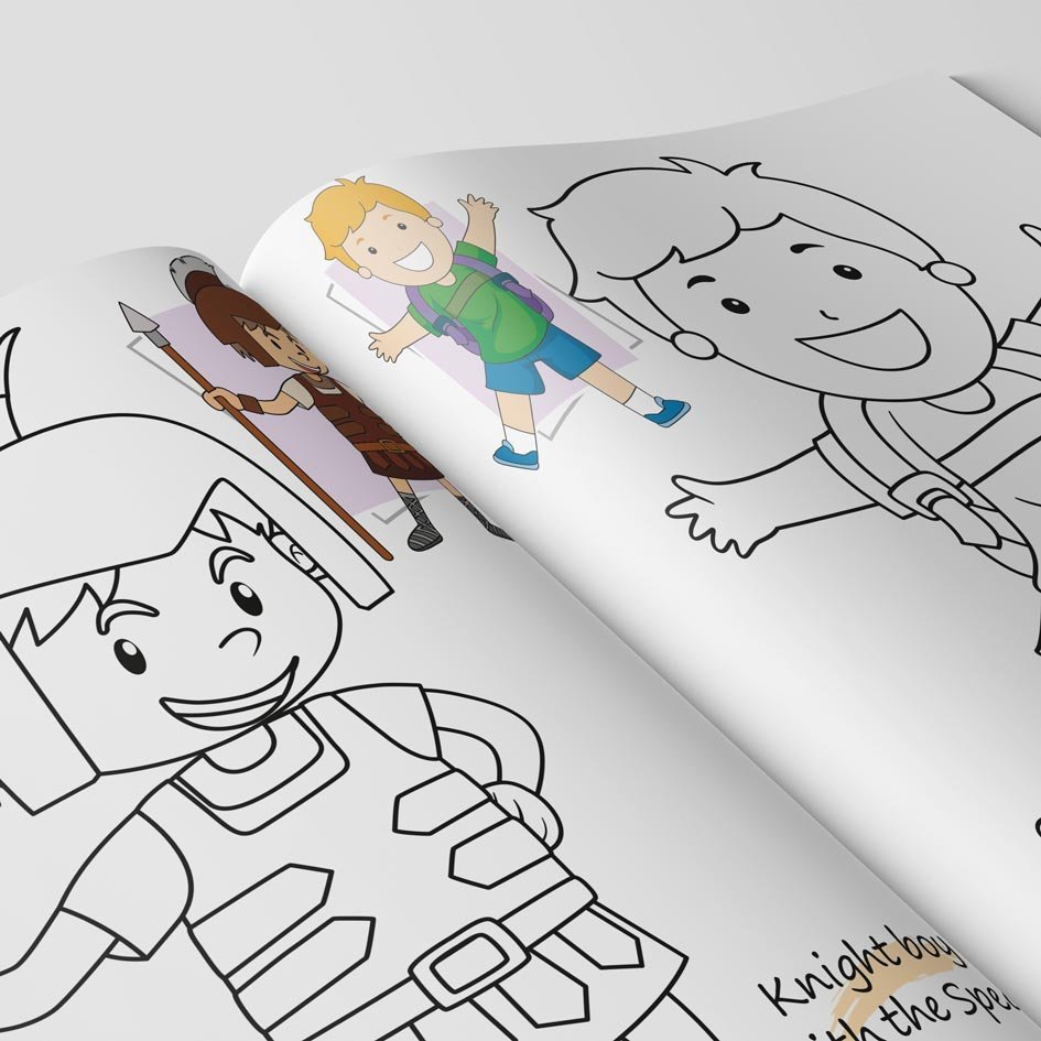 Colouring Book of Boys | Colouring Books For Children | Kids Colouring Book - Image 4