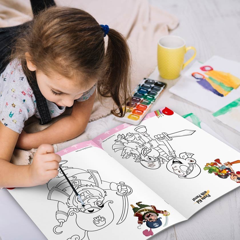 Colouring Book of Pirates | Colouring Books For Children | Kids Colouring Book - Image 11