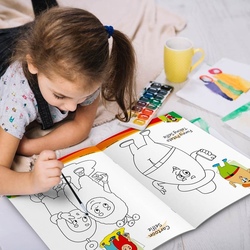 Colouring Book of Selfie | Colouring Books For Children | Kids Colouring Book - Image 6