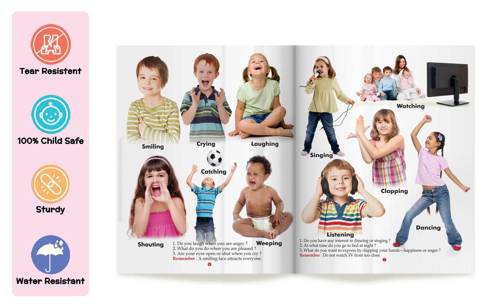 My First Book of Action Words | My First Book (Can be Wiped Clean) - Image 3