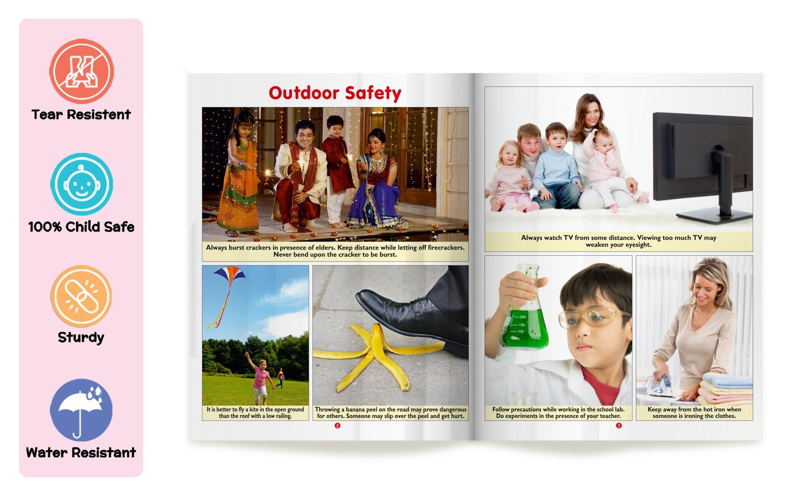 My First Book of Safety | My First Book (Can be Wiped Clean) - Image 3