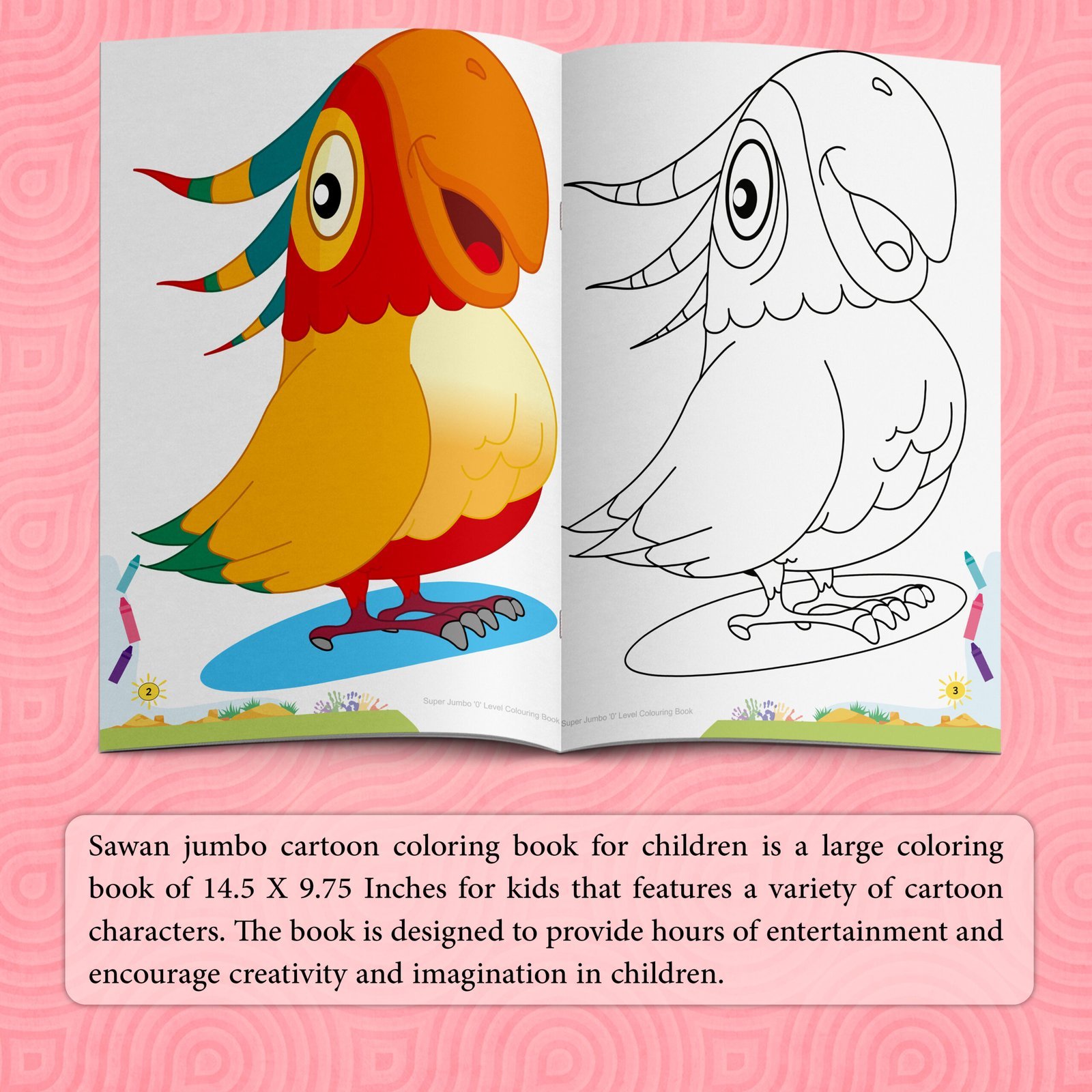 Super Jumbo '0' Level Colouring Book | Super Jumbo Colouring Book - Image 3