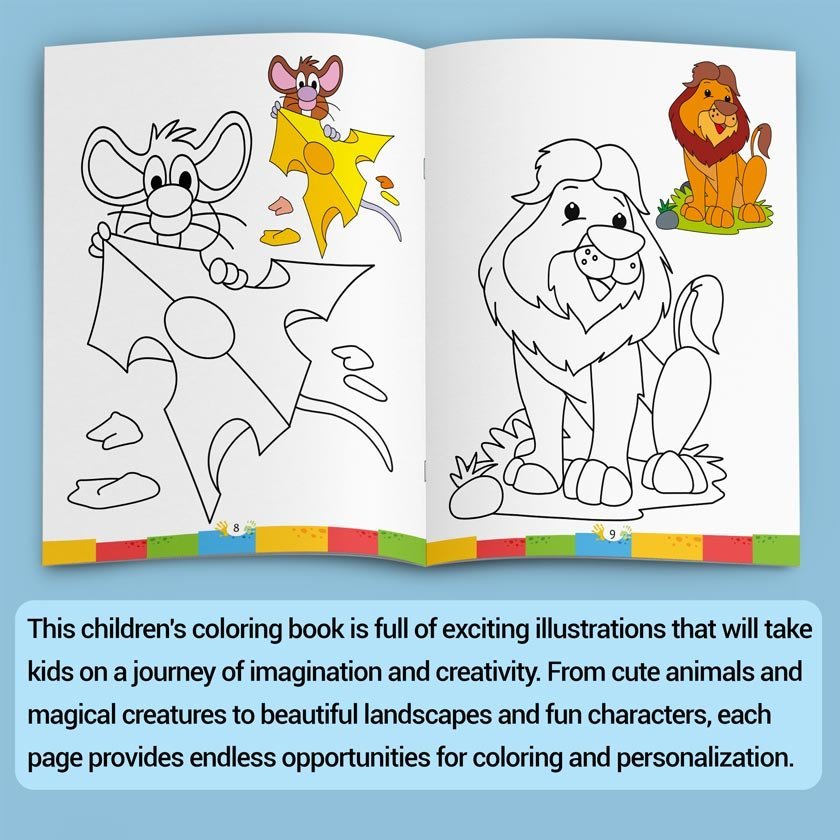 Colouring Book of Animals | Colouring Books For Children | Kids Colouring Book - Image 4