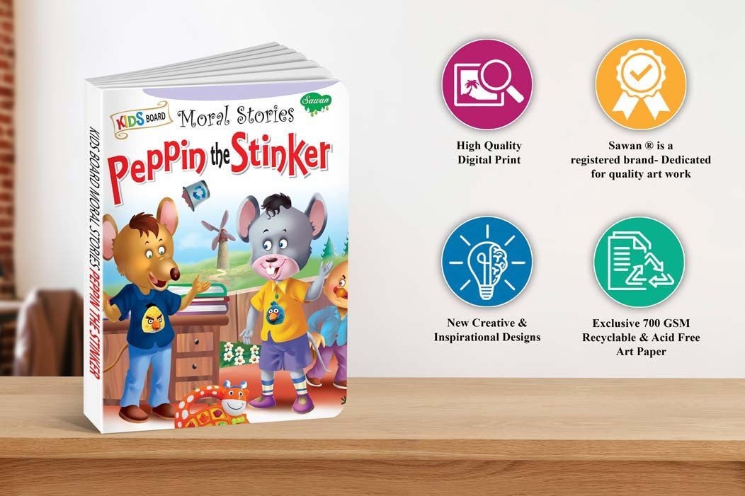 Peppin the Stinker | Kids Board Moral Stories | Stories for Kids - Image 7