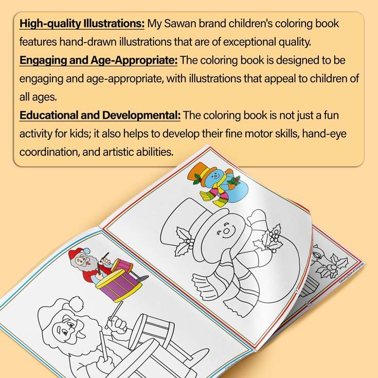 Colouring Book of Christmas | Colouring Books For Children | Kids Colouring Book - Image 7