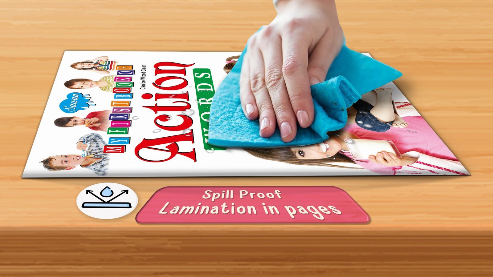 My First Book of Action Words | My First Book (Can be Wiped Clean) - Image 6