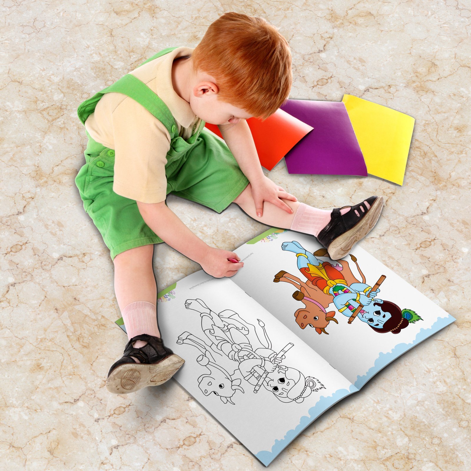 Super Jumbo Krishna Colouring Book | Super Jumbo Colouring Book - Image 6