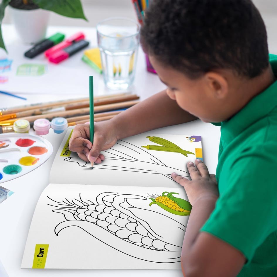 Vegetables Colouring Book | Colouring Books For Chidren | Kids Colouring Book - Image 7