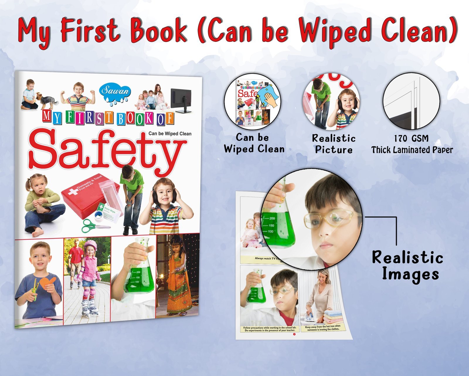 My First Book of Safety | My First Book (Can be Wiped Clean) - Image 5