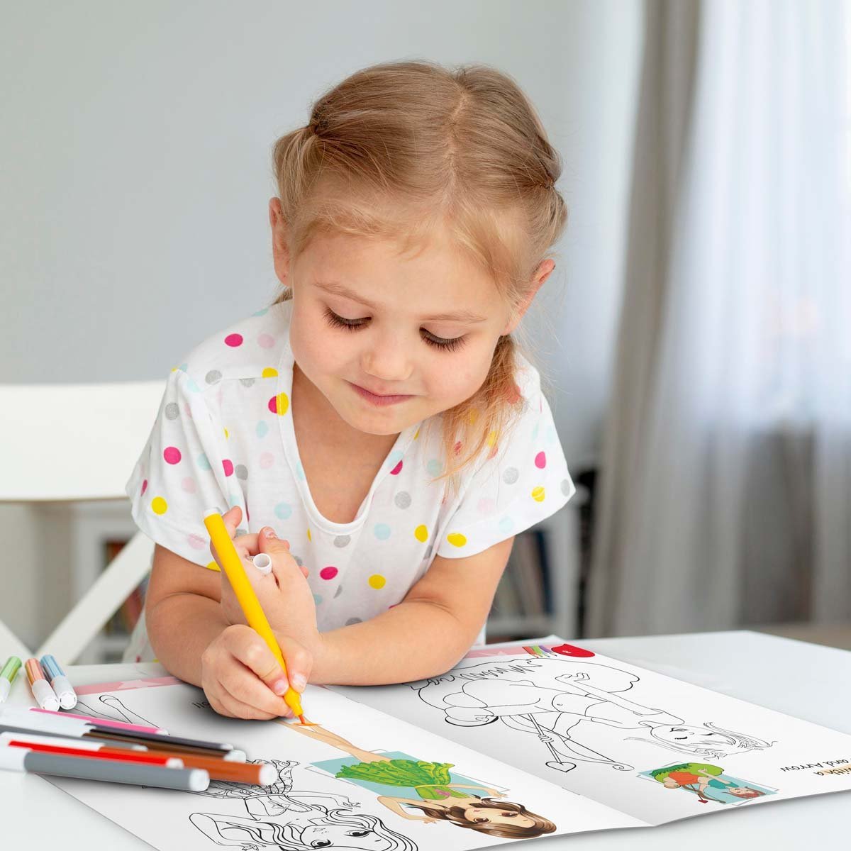 Colouring Book of Girls | Colouring Books For Children | Kids Colouring Book - Image 6