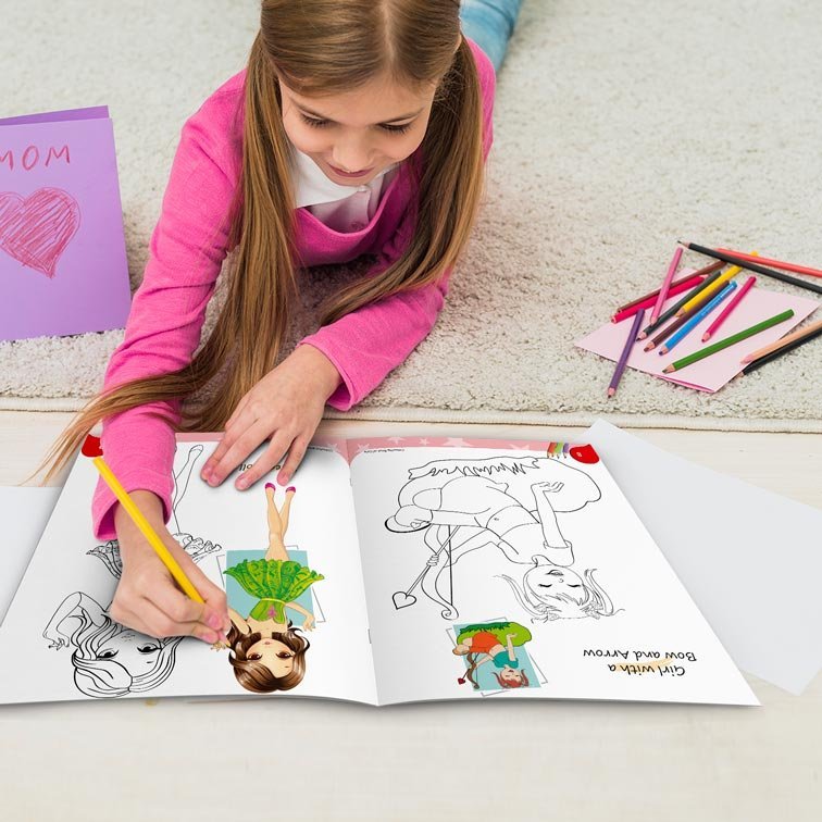 Colouring Book of Girls | Colouring Books For Children | Kids Colouring Book - Image 5