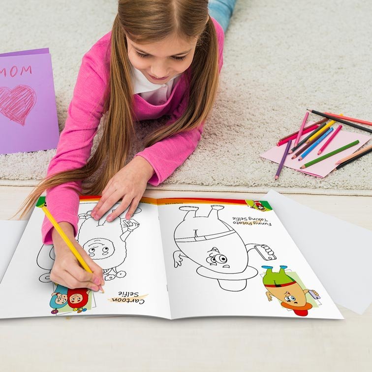 Colouring Book of Selfie | Colouring Books For Children | Kids Colouring Book - Image 10
