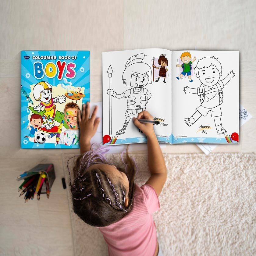 Colouring Book of Boys | Colouring Books For Children | Kids Colouring Book - Image 8