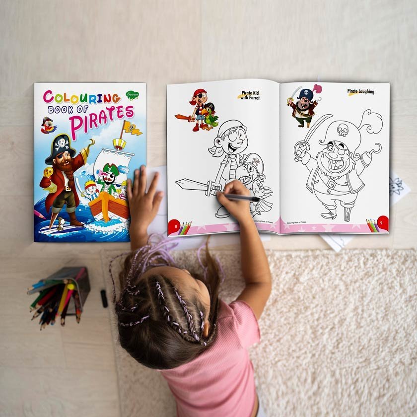 Colouring Book of Pirates | Colouring Books For Children | Kids Colouring Book - Image 4