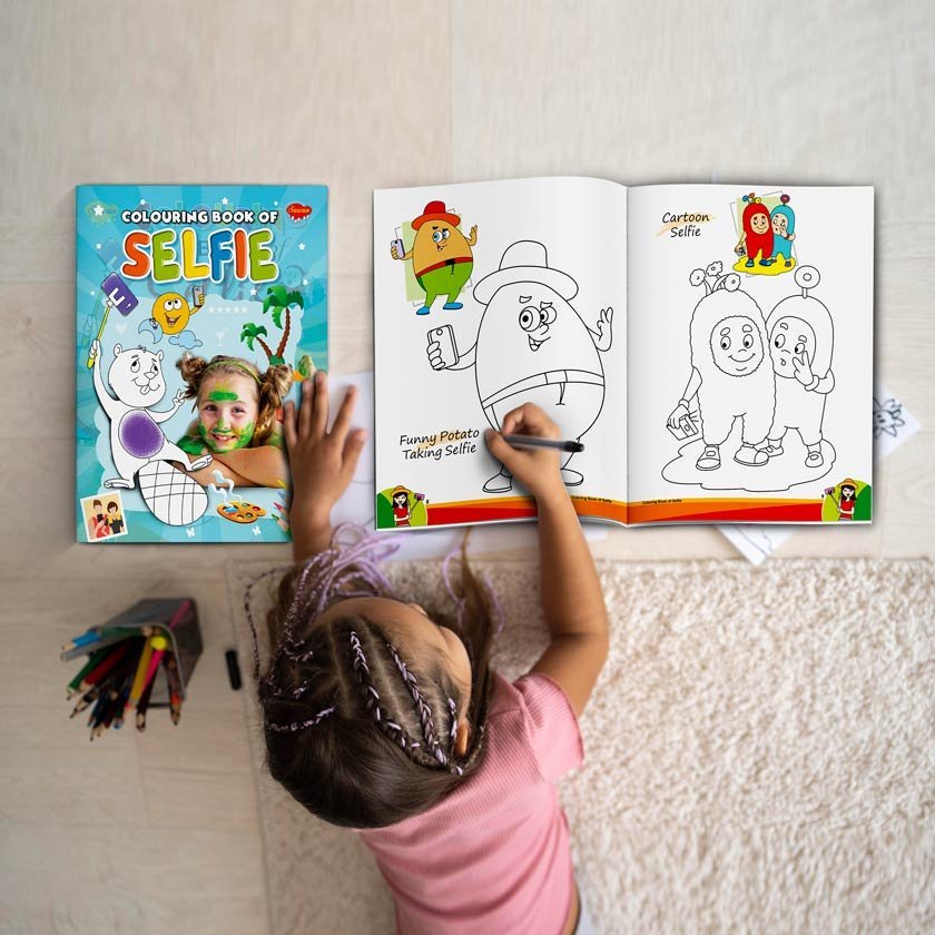 Colouring Book of Selfie | Colouring Books For Children | Kids Colouring Book - Image 9