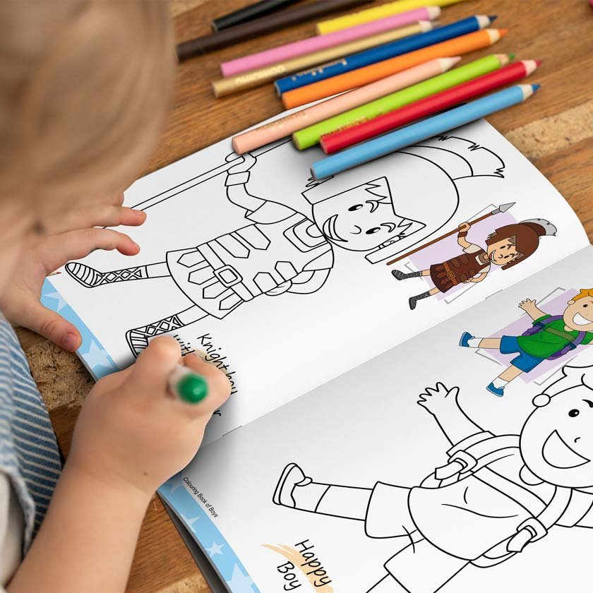 Colouring Book of Boys | Colouring Books For Children | Kids Colouring Book - Image 7