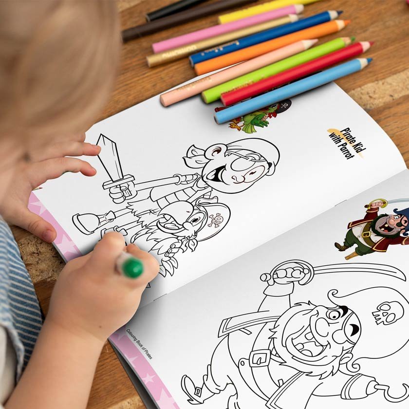 Colouring Book of Pirates | Colouring Books For Children | Kids Colouring Book - Image 3
