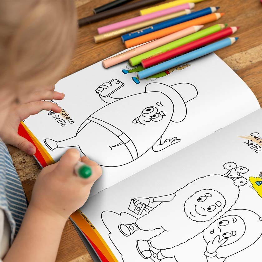 Colouring Book of Selfie | Colouring Books For Children | Kids Colouring Book - Image 8