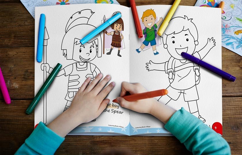 Colouring Book of Boys | Colouring Books For Children | Kids Colouring Book - Image 6