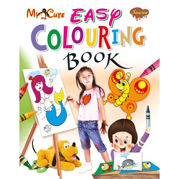 My Cute Easy Colouring Book